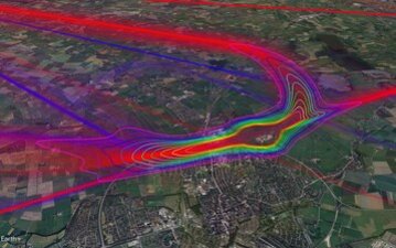 Radar Track Analysis for Aircraft Noise Calculation