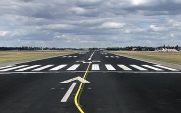 Safety Assessment for Temporary Displaced Threshold