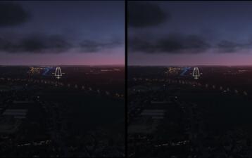 3D-Simulation von Anflügen, Rollbewegungen und Flughafeninfrastruktur